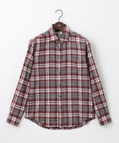 JOSEPH ABBOUD 【柔らかな肌触り/暖かい】 ラフィーコットンフランネルシャツ