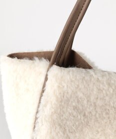 united bamboo フェイクボアリバーシブルトート