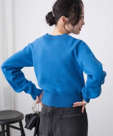 WEGO ジャガードショートニットプルオーバー