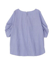 YECCA VECCA パールタックスリーブブラウス