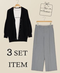 ONWARD Reuse Park 3セット商品/サイズ38【23区】ニット秋冬×カットソー秋冬×パンツ秋冬