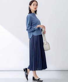 組曲 【WEB限定・2SET】ポンチトップス×プリーツスカートセットアップ