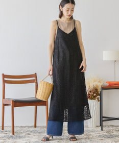 AMERICAN HOLIC レースキャミロングワンピース