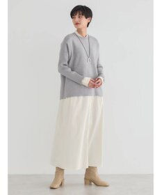 AMERICAN HOLIC バイパチ袖リブラグランニットプルオーバー