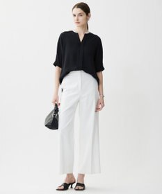 ICB 【接触冷感・UVカット・透け防止・吸水速乾・洗える】 シェルタリングドライオックス ワイドパンツ