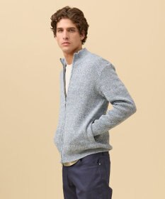 J.PRESS MEN ギマコットンフルジップ カーディガン