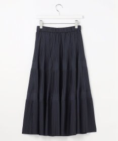 ANY SIS L プリーツ切替 スカート