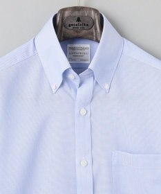 GOTAIRIKU 春夏向け【形態安定】SUMMERPREMIUMPLEATS_ボタンダウンカラー 長袖ドレスシャツ(25年春夏モデル)