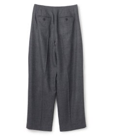 BEIGE， TERNES / 変形タックウールワイドパンツ