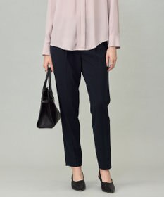 ICB 【UVカット・防シワ・速乾・洗える】Fiedテーパードパンツ ネイビー系