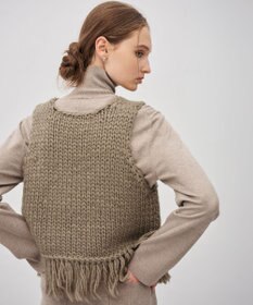 uncrave ハンドニット ジレ