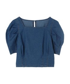 earth music&ecology パワショルスクエアネックプルオーバー