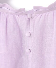 23区 【洗える】LIBECOリネン ボリュームスリーブ ブラウス