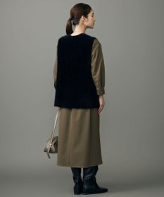 自由区 L ニットファー ジレ