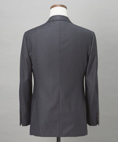 GOTAIRIKU 【Loro Piana Fabric】365 通年スーツ(グレー×ストライプ)
