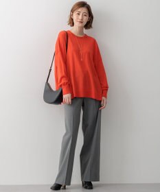 23区 S 【洗える】ウォームストレッチ ワイドパンツ