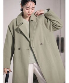 Green Parks ビーバー調テーラードカラーコート