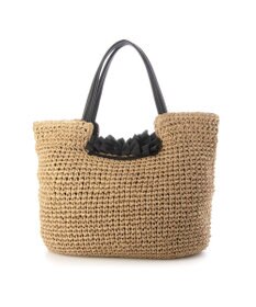 UNBILLION カシュカシュ cachecache / フリルフラップクロッシェトート