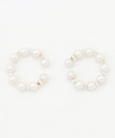 J.PRESS LADIES 【WEB限定・2way・2set】パール イヤカフ リング