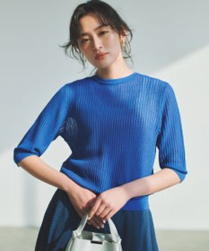 組曲 L 【先行予約・前後着用可】レーシーニット カーディガン