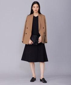 ICB 【セットアップ対応・洗える】 LooseWeave ダブルブレストジャケット