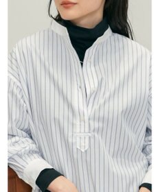 AMERICAN HOLIC イージーケアバンドカラーシャツチュニック