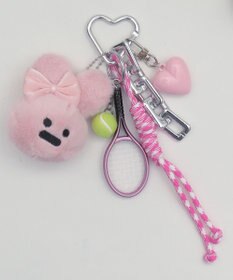 WEGO リボンウサギセットキーホルダー