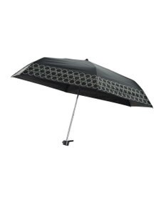 MOONBAT 晴雨兼用日傘 折りたたみ傘 まるボーダー／遮光 遮熱 UV