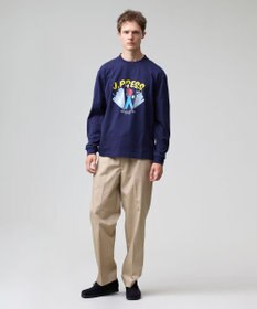 J.PRESS MEN 【AaronChang】【UNISEX】プリントロングスリーブ Tシャツ