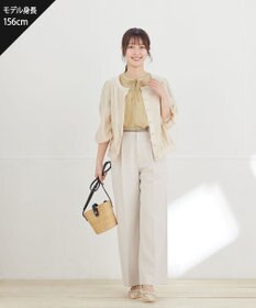 Tiaclasse L パールボタンシアーブルゾン