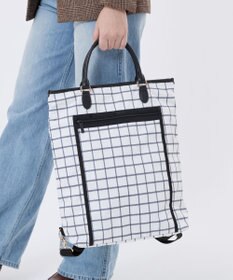 LeSportsac EVERYDAY TH CITY BKPK/アップタウンモノチェック/ブラック