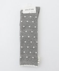 ANY KIDS ハイソックス（ドット&パール）