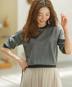 組曲 L 【WEB限定・2SET】シャイニーラメニット×チュールスカート