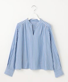 自由区 【洗える】SOMELOSクロップド丈 ブラウス