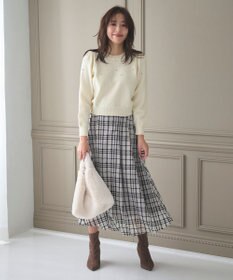 Feroux パール×ビジュー ニット