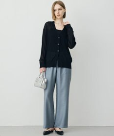 ICB 【先行予約】 リネンブレンドシアー カーディガン