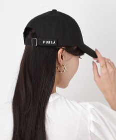 MOONBAT FURLA(フルラ) ロゴ刺繍キャップ UV対策/手洗い可能/抗菌防臭加工
