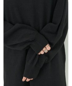 earth music&ecology バックヘムプリーツチュニック