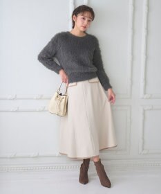 Feroux 【選べる4カラー】ゆるふわシャギー ニット