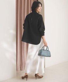 UNFILO 【新色・新サイズ登場！】サテン ナロースカート