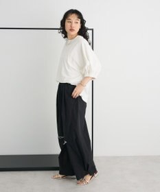 CRAFT STANDARD BOUTIQUE 接触冷感/UVカット スクエアボリュームスリーブプルオーバー