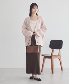 earth music&ecology ストレッチサテンスカート