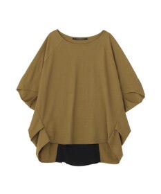 YECCA VECCA 異素材切替バックデザインプルオーバー