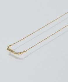 Phoebe 【金属アレルギー対応】ストレートバービジューネックレス　ゴールド
