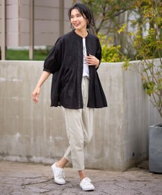 ANY ピンタックブラウス