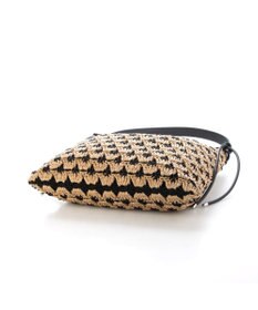 UNBILLION カシュカシュ cachecache / 配色編みワンハンドルトート カゴバッグ