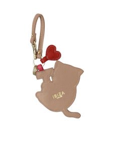 IBIZA アニマーダ　牛革　チャーム（ネコ）