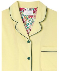 une nana cool 【綿100%】スビン天竺 半袖開襟パジャマ MADE WITH LIBERTY FABRIC