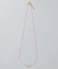 Phoebe 【金属アレルギー対応】ストレートバービジューネックレス　ゴールド