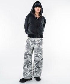 WEGO 【ユニセックス着用ITEM】リップストップフードブルゾン